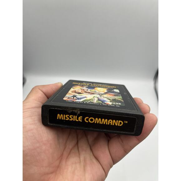 Missile Command (Atari 2600, 1981) Cartridge Cart CX2638 - Picture 2 of 4